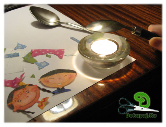 Мастер-класс по декупажу: прогреваем ложку Мастер-класс по декупажу