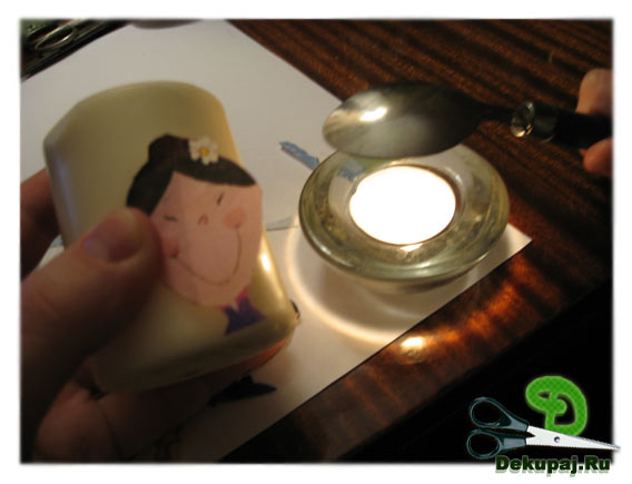 Декорирование свечи Декорирование свечи